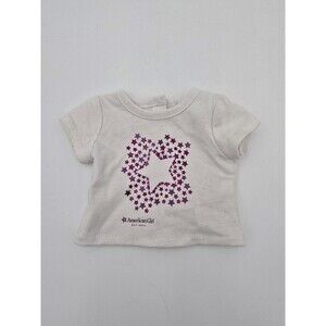 American Girl Place White shiny Star T-Shirt Bay Area California  Store